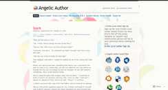 Desktop Screenshot of angelicauthor.wordpress.com