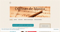 Desktop Screenshot of oficinasdemusica.wordpress.com