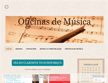 Tablet Screenshot of oficinasdemusica.wordpress.com