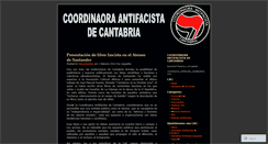 Desktop Screenshot of antifacista.wordpress.com