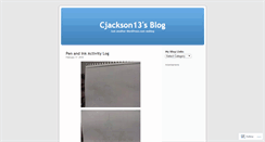 Desktop Screenshot of cjackson13.wordpress.com