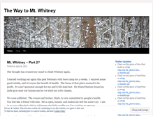 Tablet Screenshot of mtwhitney.wordpress.com