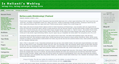 Desktop Screenshot of ishelianti.wordpress.com