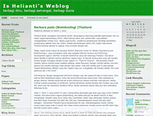 Tablet Screenshot of ishelianti.wordpress.com
