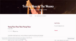 Desktop Screenshot of fromamesstothemasses.wordpress.com