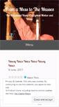 Mobile Screenshot of fromamesstothemasses.wordpress.com