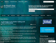 Tablet Screenshot of drpatelsdietdotcom.wordpress.com