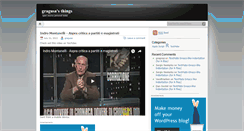 Desktop Screenshot of gragusa.wordpress.com