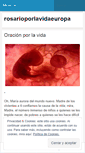 Mobile Screenshot of oracionesporlavidaeuropa.wordpress.com