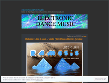 Tablet Screenshot of electronicdancemusic.wordpress.com