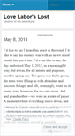 Mobile Screenshot of lovelabors.wordpress.com