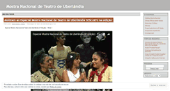 Desktop Screenshot of mostranacionaldeteatro.wordpress.com