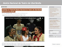 Tablet Screenshot of mostranacionaldeteatro.wordpress.com