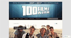 Desktop Screenshot of 100filmsinayear.wordpress.com