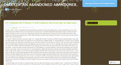 Desktop Screenshot of abandonedabandoner.wordpress.com