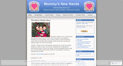 Desktop Screenshot of mommysnewhands.wordpress.com