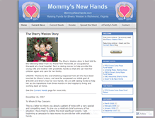 Tablet Screenshot of mommysnewhands.wordpress.com