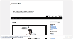 Desktop Screenshot of jannesfrubel.wordpress.com