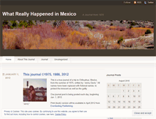 Tablet Screenshot of mymexicansummer1975.wordpress.com