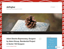 Tablet Screenshot of delhighar.wordpress.com