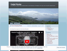 Tablet Screenshot of gadgetmonday.wordpress.com