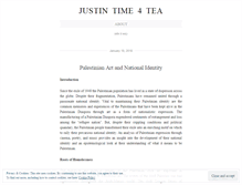 Tablet Screenshot of justintime4tea.wordpress.com