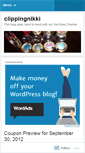 Mobile Screenshot of clippingnikki.wordpress.com