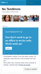 Mobile Screenshot of natendencia.wordpress.com