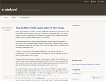 Tablet Screenshot of erwinbowl.wordpress.com