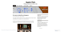 Desktop Screenshot of napkinpitch.wordpress.com