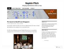 Tablet Screenshot of napkinpitch.wordpress.com