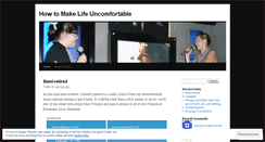 Desktop Screenshot of howtomakelifeuncomfortable.wordpress.com