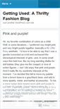 Mobile Screenshot of gettingused.wordpress.com