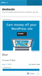 Mobile Screenshot of deebeats.wordpress.com