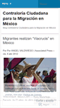 Mobile Screenshot of migracionmexico.wordpress.com