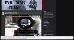 Desktop Screenshot of evowarclan.wordpress.com