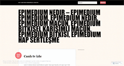 Desktop Screenshot of epimediumnedir.wordpress.com