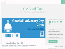 Tablet Screenshot of goodwillvalleys.wordpress.com
