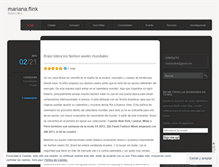 Tablet Screenshot of marianaflink.wordpress.com