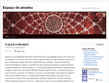 Tablet Screenshot of amadeurafael.wordpress.com