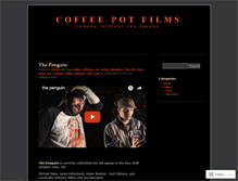 Tablet Screenshot of coffeepotfilms.wordpress.com