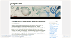 Desktop Screenshot of jouniparssinen.wordpress.com