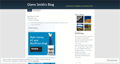 Desktop Screenshot of glennsmith.wordpress.com