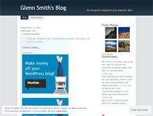 Tablet Screenshot of glennsmith.wordpress.com