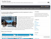 Tablet Screenshot of faustianeurope.wordpress.com