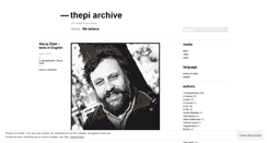 Desktop Screenshot of piarchive.wordpress.com