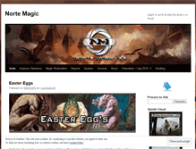 Tablet Screenshot of nortemagic.wordpress.com