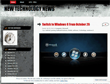 Tablet Screenshot of newtechnologynews.wordpress.com