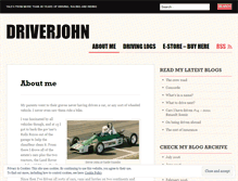 Tablet Screenshot of driverjohn.wordpress.com