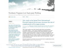 Tablet Screenshot of novaspineandinjury.wordpress.com